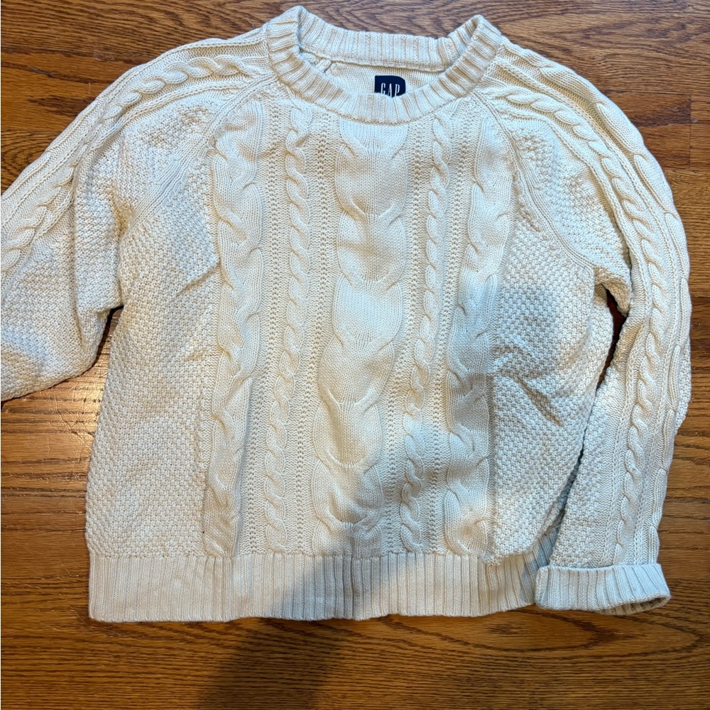 GAP Ivory Knit Sweater